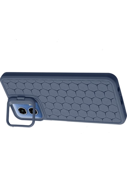 Motorola Moto G45 5G/G34 5g Kılıf Kickstand Tpu Telefon Kılıfı Petek Isı Dağılımı-Koyu Mavi (Yurt Dışından) modelleri
