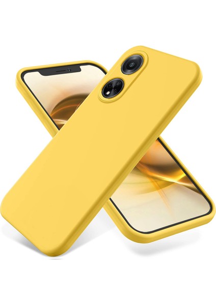 Oppo A98 5g/a1 5G/F23 5g Için Telefon Koruma Kılıfı, Kayışlı Yumuşak Astarlı Sıvı Silikon Telefon Kılıfı-Sarı (Yurt Dışından) fiyatları