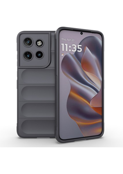 Motorola Edge 50 Neo 5g/moto S50 5g/thinkphone 25 5g Kılıf Düşmeye Karşı Yumuşak Tpu Sağlam Telefon Arka Kapağı-Koyu Gri (Yurt Dışından)