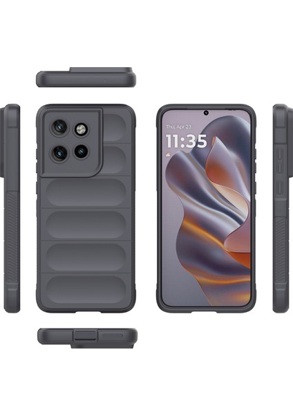 Motorola Edge 50 Neo 5g/moto S50 5g/thinkphone 25 5g Kılıf Düşmeye Karşı Yumuşak Tpu Sağlam Telefon Arka Kapağı-Koyu Gri (Yurt Dışından) modelleri