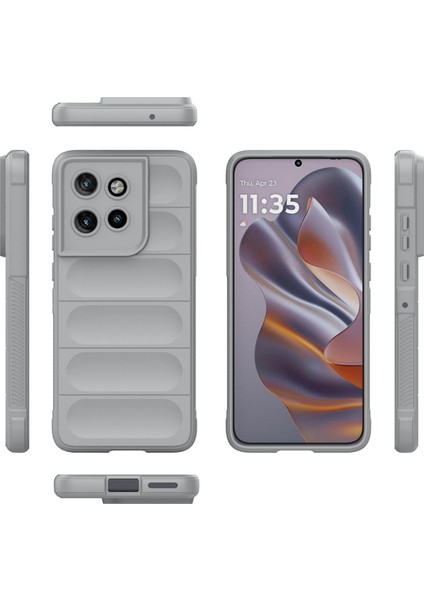 Motorola Edge 50 Neo 5g/moto S50 5g/thinkphone 25 5g Kılıf Düşmeye Karşı Yumuşak Tpu Sağlam Telefon Arka Kapağı-Açık Gri (Yurt Dışından) modelleri