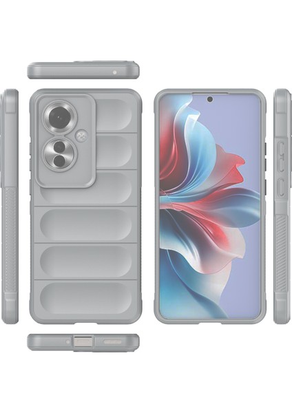 Oppo RENO11 F 5G/F25 Pro 5g Telefon Kılıfı Tpu Sağlam Tasarım Düşme Koruması Kabuk-Açık Gri (Yurt Dışından) fırsatları