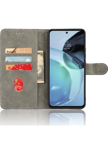 Motorola Moto G72 4g Rfıd Engelleme Şok Emici Pu Deri Telefon Kılıfı Koruyucu Manyetik Cep Telefonu Kılıfı Cüzdan Standı Ile-Kahverengi (Yurt Dışından) fırsatları