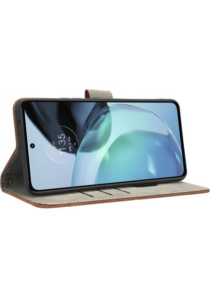 Motorola Moto G72 4g Rfıd Engelleme Şok Emici Pu Deri Telefon Kılıfı Koruyucu Manyetik Cep Telefonu Kılıfı Cüzdan Standı Ile-Kahverengi (Yurt Dışından) indirimleri