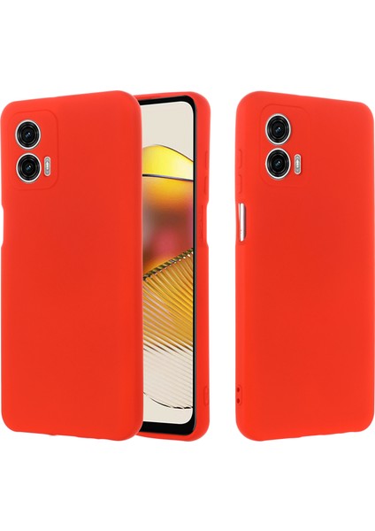Motorola Moto G73 5g Için Sıvı Silikon Telefon Kılıfı, Kayışlı Yumuşak Astarlı Koruyucu Telefon Kılıfı-Kırmızı (Yurt Dışından) fırsatları
