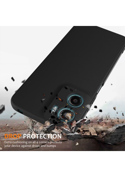 Motorola Moto E15 4g/motorola Moto G05 4g Kılıf Magsafe Anti-Düşme Sıvı Silikon Telefon Kılıfı ile Uyumlu-Siyah (Yurt Dışından) fiyatları