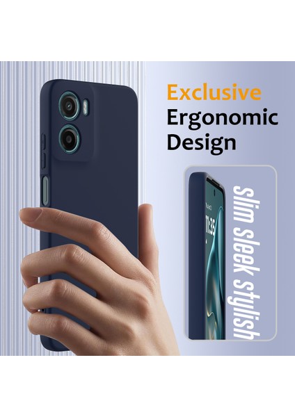 Motorola Moto E15 4g/motorola Moto G05 4g Kılıf Magsafe Düşmeye Karşı Dayanıklı Sıvı Silikon Telefon Kılıfı ile Uyumlu-Koyu Mavi (Yurt Dışından) fırsatları