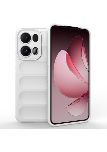 Oppo RENO13 Pro 5g Kılıf Düşmeye Karşı Yumuşak Tpu Sağlam Telefon Arka Kapağı-Beyaz (Yurt Dışından)
