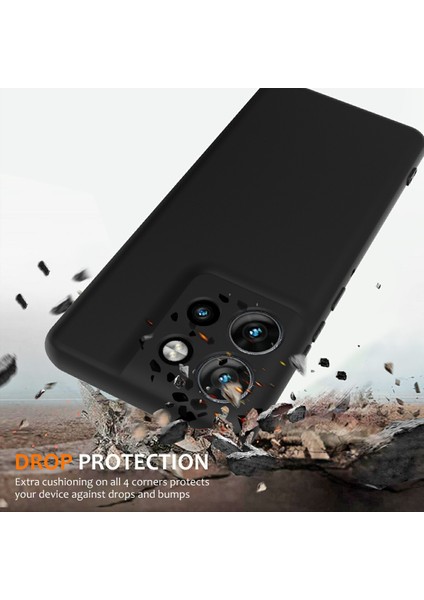 Motorola Edge 50 Neo 5g/moto S50 5g/thinkphone 25 5g Için Sıvı Silikon Kılıf, Magsafe Telefon Kılıfı ve Kordon ile Uyumlu-Siyah (Yurt Dışından) modelleri