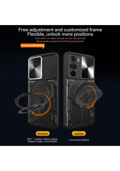 Motorola Edge 30 Pro (Motorola EDGE+(2022)) Kayar Kamera Kapak Halkası Destekli Pc+Tpu Telefon Kılıfı-Mavi (Yurt Dışından) fiyatları