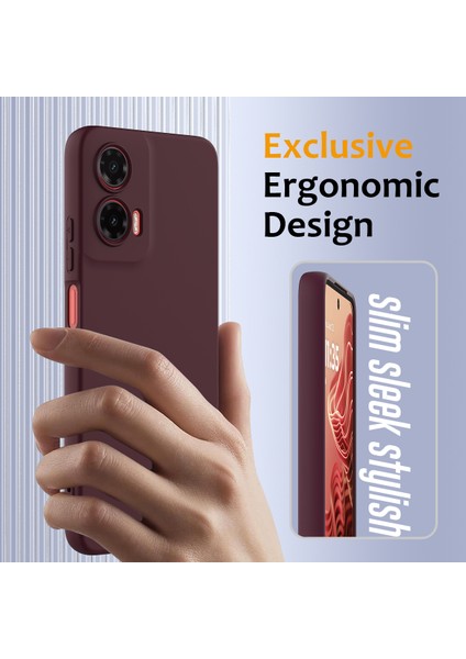 Motorola Moto G35 5g Kılıfı Magsafe Anti-Düşme Sıvı Silikon Telefon Kılıfı ile Uyumlu-Şarap Kırmızısı (Yurt Dışından) fırsatları