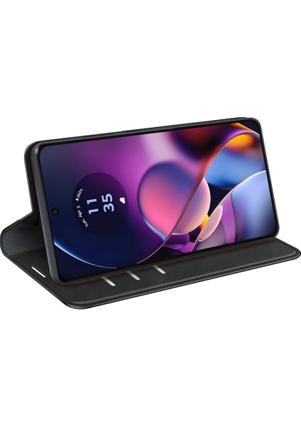 Motorola Moto G54 5g Telefon Kılıfı Cüzdan Standı Pu Deri Cilt Dokunuşlu Cep Telefonu Kılıfı-Siyah (Yurt Dışından) modelleri