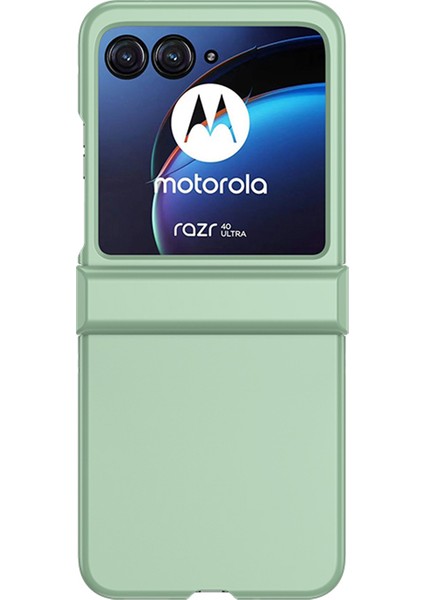 Motorola Razr 40 Ultra 5g Telefon Kılıfı Menteşe Tasarım Pc Kapağı Temperli Cam Arka Ekran Koruyucu-Açık Yeşil (Yurt Dışından) indirimleri