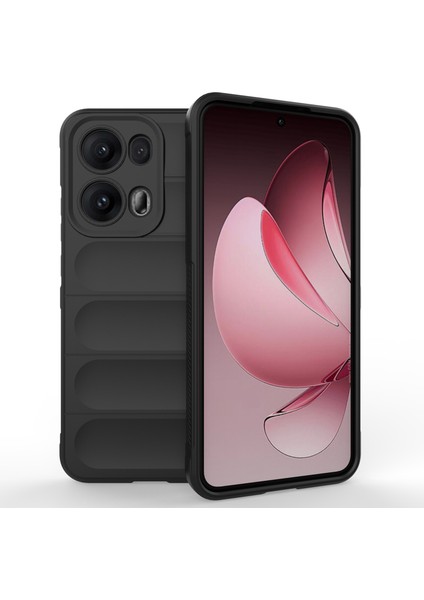 Oppo RENO13 Pro 5g Kılıf Düşmeye Karşı Yumuşak Tpu Sağlam Telefon Arka Kapağı-Siyah (Yurt Dışından)