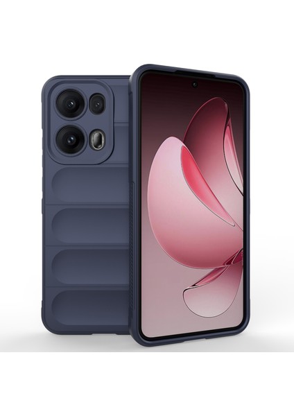 Oppo RENO13 Pro 5g Kılıf Düşmeye Karşı Yumuşak Tpu Sağlam Telefon Arka Kapağı-Koyu Mavi (Yurt Dışından)