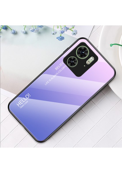 Motorola Edge 40 5g Temperli Cam Kılıf Pc+Tpu Degrade Telefon Kılıfı-Degrade Pembe Mor (Yurt Dışından) indirimleri