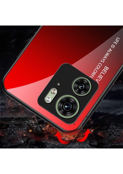 Motorola Edge 40 5g Temperli Cam Kılıf Pc+Tpu Degrade Telefon Kılıfı-Degrade Mor (Yurt Dışından) fırsatları