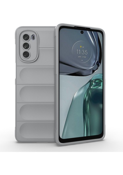Motorola Moto G62 5g Düşmeye Karşı Koruyucu Telefon Kılıfı Sağlam Tpu Telefon Kılıfı-Açık Gri (Yurt Dışından)