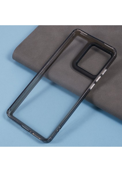 Motorola Edge 40 Neo 5g Şeffaf Telefon Kılıfı Pc+Tpu Hibrit Arka Kapak-Şeffaf Siyah (Yurt Dışından) modelleri
