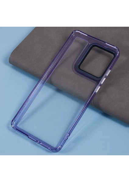 Motorola Edge 40 Neo 5g Şeffaf Telefon Kılıfı Pc+Tpu Hibrit Arka Kapak-Şeffaf Mor (Yurt Dışından) modelleri
