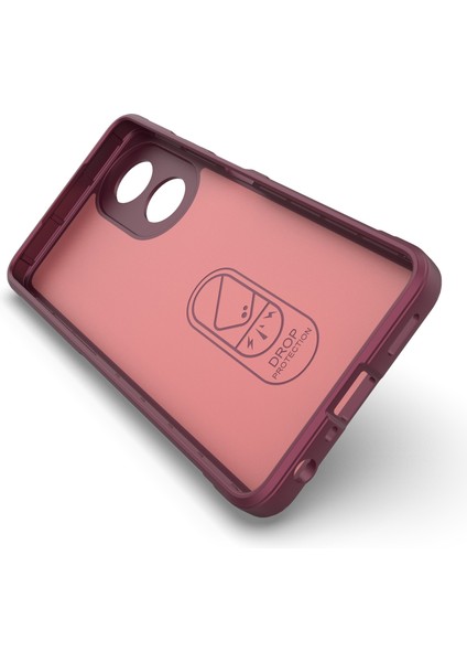 Oppo A58 4g Tpu Kılıf Düşmeye Dayanıklı Cep Telefonu Arka Kapağı-Şarap Kırmızısı (Yurt Dışından) modelleri