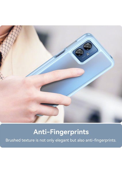 Motorola Moto G14 4g Tpu+Akrilik Cep Telefonu Kılıfı Düşmeye Dayanıklı Arka Kapak-Mavi (Yurt Dışından) indirimleri