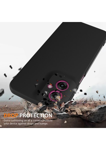 Motorola Moto G55 5g Kılıfı Magsafe Anti-Düşme Sıvı Silikon Telefon Kılıfı ile Uyumlu-Siyah (Yurt Dışından) fiyatları