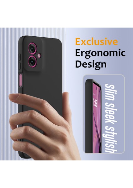 Motorola Moto G55 5g Kılıfı Magsafe Anti-Düşme Sıvı Silikon Telefon Kılıfı ile Uyumlu-Siyah (Yurt Dışından) fırsatları