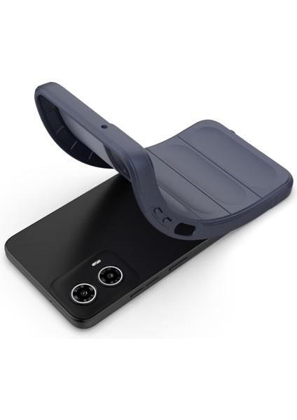Motorola Moto G45 5G/G34 5g Telefon Kılıfı Tpu Düşme Koruması Sağlam Tasarım Kabuk-Koyu Mavi (Yurt Dışından) fiyatları