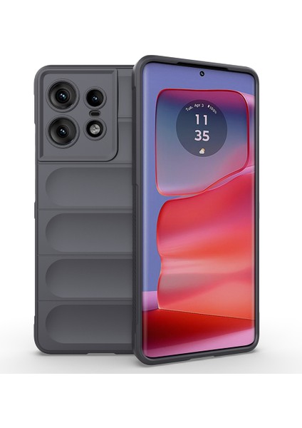 Motorola Edge 50 Pro 5g Kılıf Tpu Sağlam Koruma Telefon Kılıfı-Koyu Gri (Yurt Dışından)