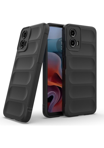 Motorola Moto G45 5G/G34 5g Telefon Kılıfı Tpu Düşme Koruması Sağlam Tasarım Kabuk-Siyah (Yurt Dışından) fiyatları
