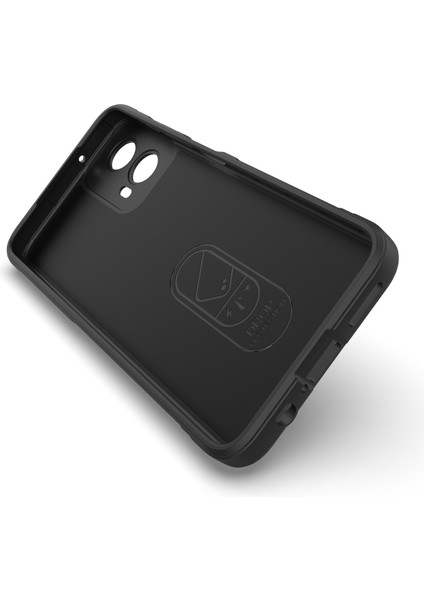 Motorola Moto G45 5G/G34 5g Telefon Kılıfı Tpu Düşme Koruması Sağlam Tasarım Kabuk-Siyah (Yurt Dışından) modelleri