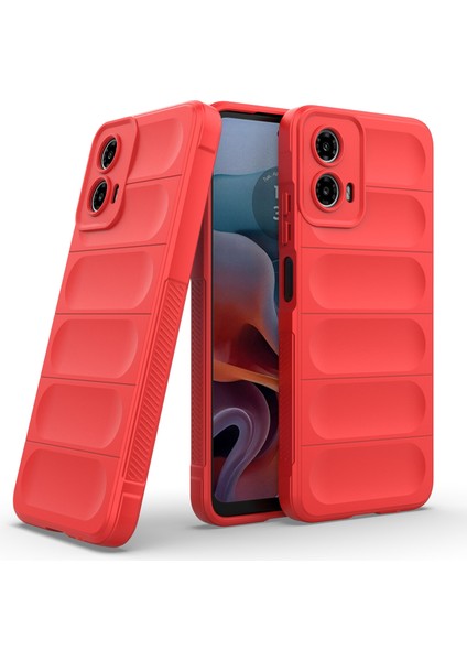 Motorola Moto G45 5G/G34 5g Telefon Kılıfı Tpu Düşme Koruması Sağlam Tasarım Kabuk-Kırmızı (Yurt Dışından) fiyatları