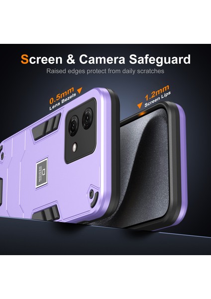 Motorola Moto G84 5g Telefon Kılıfı Tpu+Pc Darbeye Dayanıklı Sağlam Kapak-Mor (Yurt Dışından) fiyatları