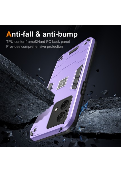 Motorola Moto G84 5g Telefon Kılıfı Tpu+Pc Darbeye Dayanıklı Sağlam Kapak-Mor (Yurt Dışından) modelleri