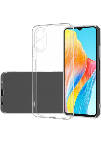 Oppo A18/A38 4g Kılıf Hd Şeffaf Cep Telefonu Kabuğu Tpu Kapağı (Hassas Arka Lens Kesiti) (Yurt Dışından)
