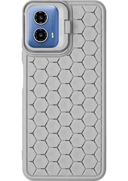 Motorola Moto G45 5G/G34 5g Kılıf Kickstand Tpu Telefon Kılıfı Petek Isı Dağılımı-Gri (Yurt Dışından) fiyatları