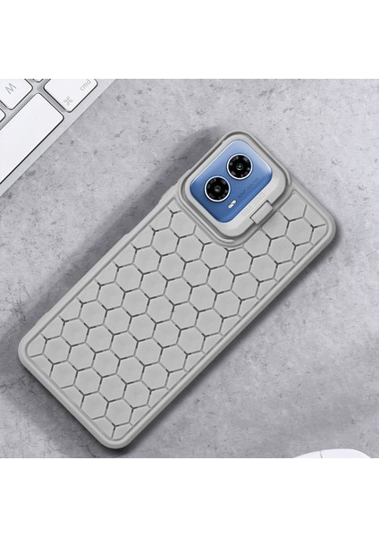 Motorola Moto G45 5G/G34 5g Kılıf Kickstand Tpu Telefon Kılıfı Petek Isı Dağılımı-Gri (Yurt Dışından) indirimleri