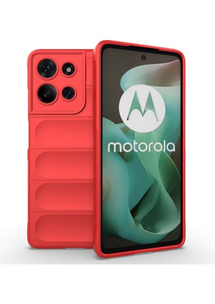 Motorola Moto G75 5g Kılıf Düşmeye Karşı Yumuşak Tpu Sağlam Telefon Arka Kapağı-Kırmızı (Yurt Dışından)