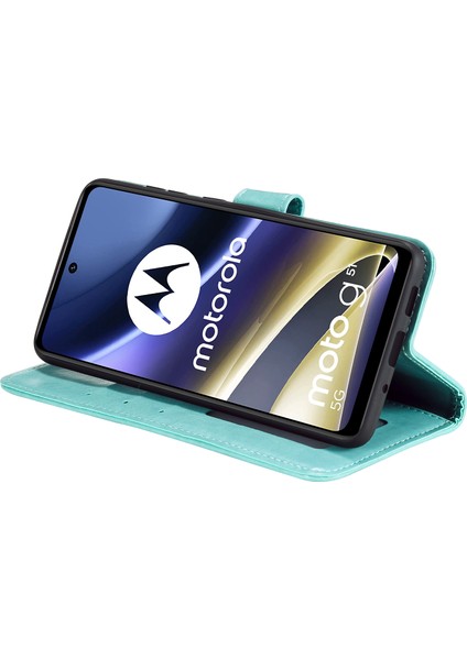 Motorola Moto G51 5g Için Mandala Çiçek Baskılı Telefon Kılıfı, Pu Deri Darbeye Dayanıklı Cüzdan Kılıf Standı Kabuk Bilek Kayışı Ile-Yeşil (Yurt Dışından) indirimleri