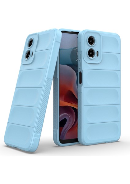 Motorola Moto G45 5G/G34 5g Telefon Kılıfı Tpu Düşme Koruması Sağlam Tasarım Kabuk-Bebek Mavisi (Yurt Dışından) fiyatları