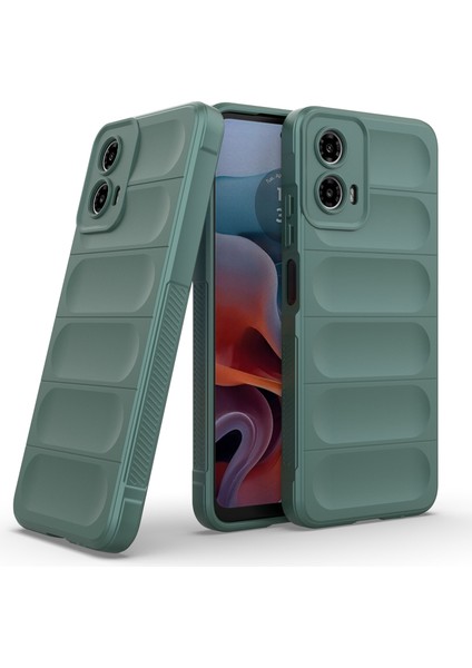 Motorola Moto G45 5G/G34 5g Telefon Kılıfı Tpu Düşme Koruması Sağlam Tasarım Kabuk-Yeşil (Yurt Dışından) fiyatları