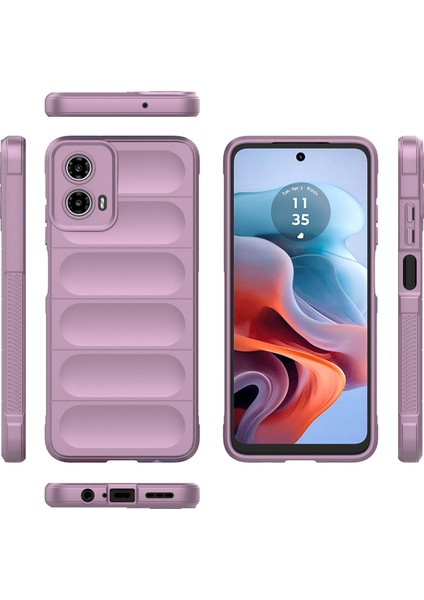Motorola Moto G45 5G/G34 5g Telefon Kılıfı Tpu Düşme Koruması Sağlam Tasarım Kabuk-Açık Mor (Yurt Dışından) fiyatları