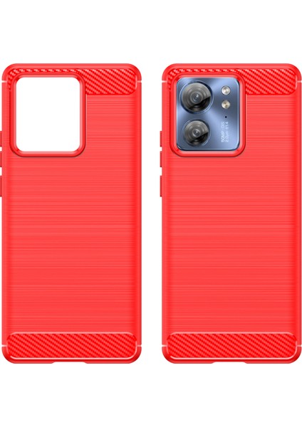 Motorola Edge 40 5g Fırçalanmış Telefon Kılıfı Karbon Fiber Doku Tpu Kapak-Kırmızı (Yurt Dışından) fırsatları