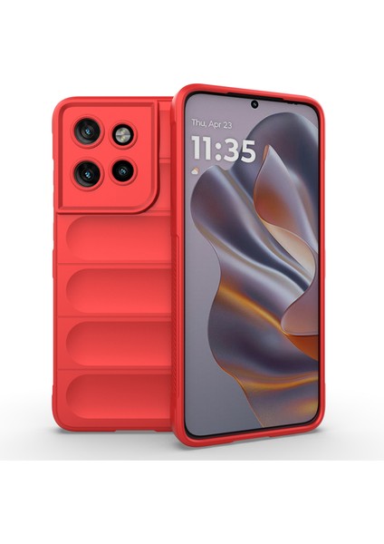 Motorola Edge 50 Neo 5g/moto S50 5g/thinkphone 25 5g Kılıf Düşmeye Karşı Yumuşak Tpu Sağlam Telefon Arka Kapağı-Kırmızı (Yurt Dışından)