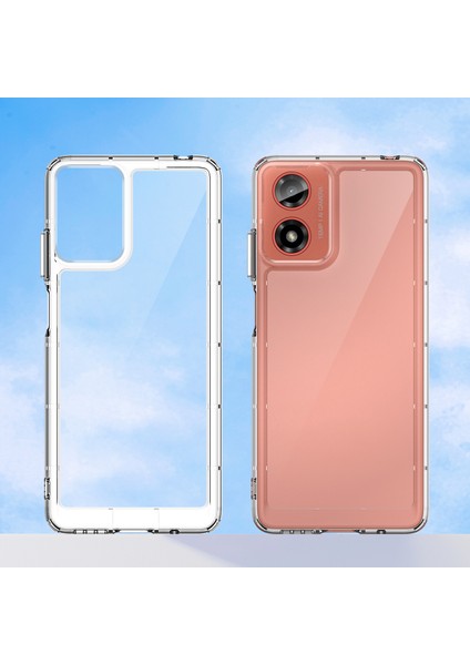 Motorola Moto E14 4G/G04 4G/G04S 4G/G24 4g Kılıf Tpu+Akrilik Düşmeye Dayanıklı Telefon Arka Kapağı-Şeffaf (Yurt Dışından) fiyatları