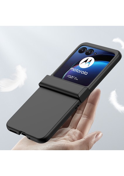 Motorola Razr 40 Ultra 5g Telefon Kılıfı Menteşe Tasarım Pc Kapağı Temperli Cam Arka Ekran Koruyucu-Beyaz (Yurt Dışından) fiyatları