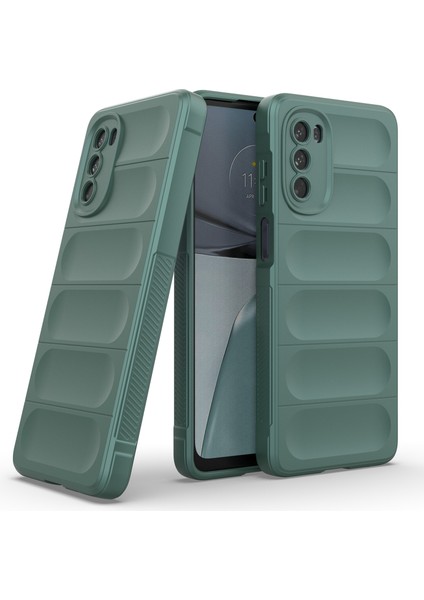 Motorola Moto G62 5g Düşmeye Karşı Koruyucu Telefon Kılıfı Sağlam Tpu Telefon Kılıfı-Yeşil (Yurt Dışından) modelleri
