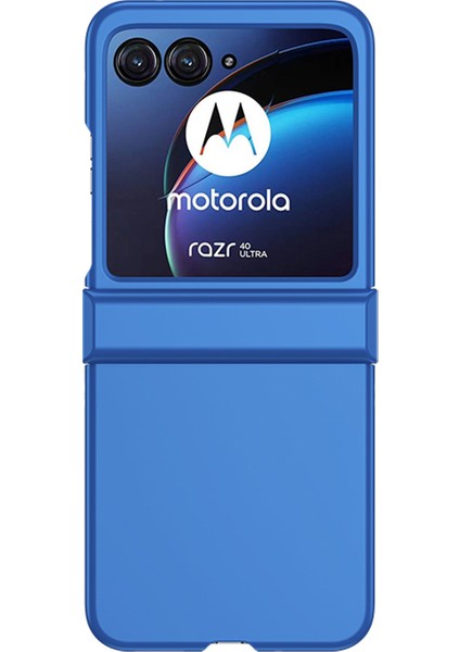 Motorola Razr 40 Ultra 5g Telefon Kılıfı Menteşe Tasarım Pc Kapağı Temperli Cam Arka Ekran Koruyucu-Koyu Mavi (Yurt Dışından) indirimleri