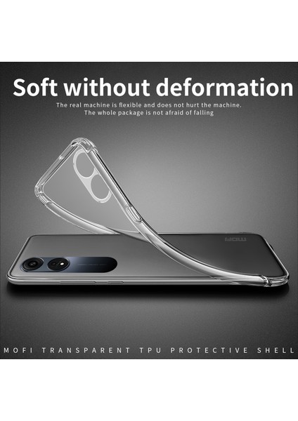 Mofı Sararma Önleyici Telefon Kılıfı Oppo A1 Pro 5g/reno8 T 5g, Düşmeye Dayanıklı Şeffaf Darbeye Dayanıklı Yumuşak Tpu Cep Telefonu Kılıfı (Yurt Dışından) fırsatları